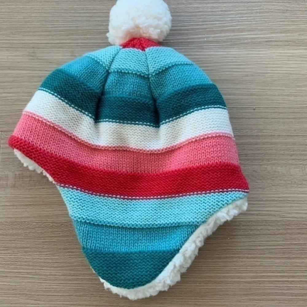 John Lewis Knit Trapper Hat 6-12 months